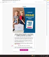 PRIME4025 coupon verification screenshot