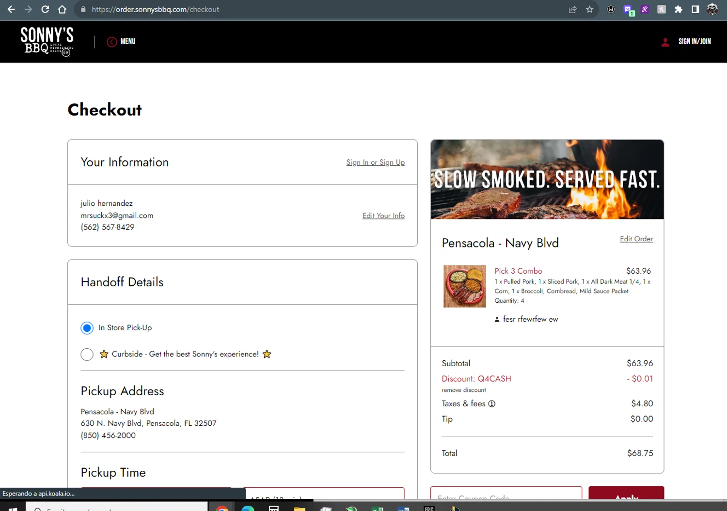 Sonny's BBQ Coupons 100 Token Rewards September 2024