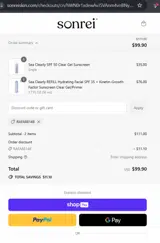 RAFA88148 coupon verification screenshot