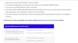 XGS_REFRESH_1Y_GLOBAL coupon verification screenshot