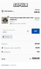 BTS10 coupon verification screenshot