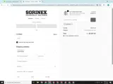 Sorinex coupon verification screenshot
