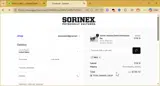 Sorinex coupon verification screenshot