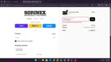 Sorinex coupon verification screenshot