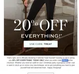 TREAT coupon verification screenshot