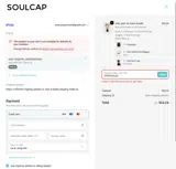 SOUL CAP coupon verification screenshot