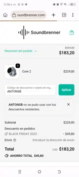 ANTONSB coupon verification screenshot