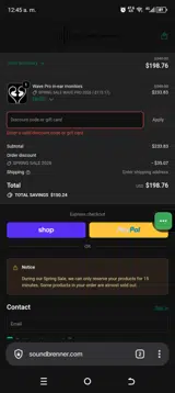TOMMISB coupon verification screenshot