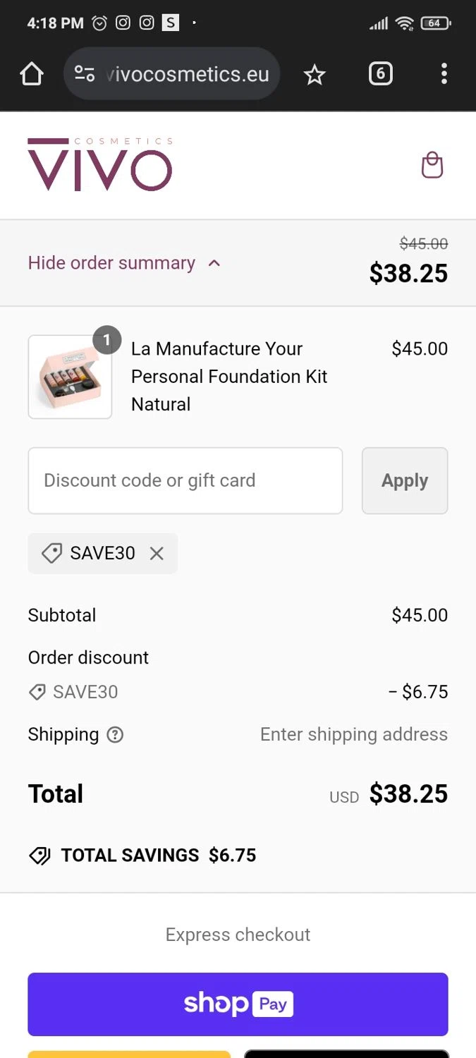 SoundCloud checkout page showing SoundCloud promo code box | Screenshot taken by SimplyCodes community member on Nov 27, 2024