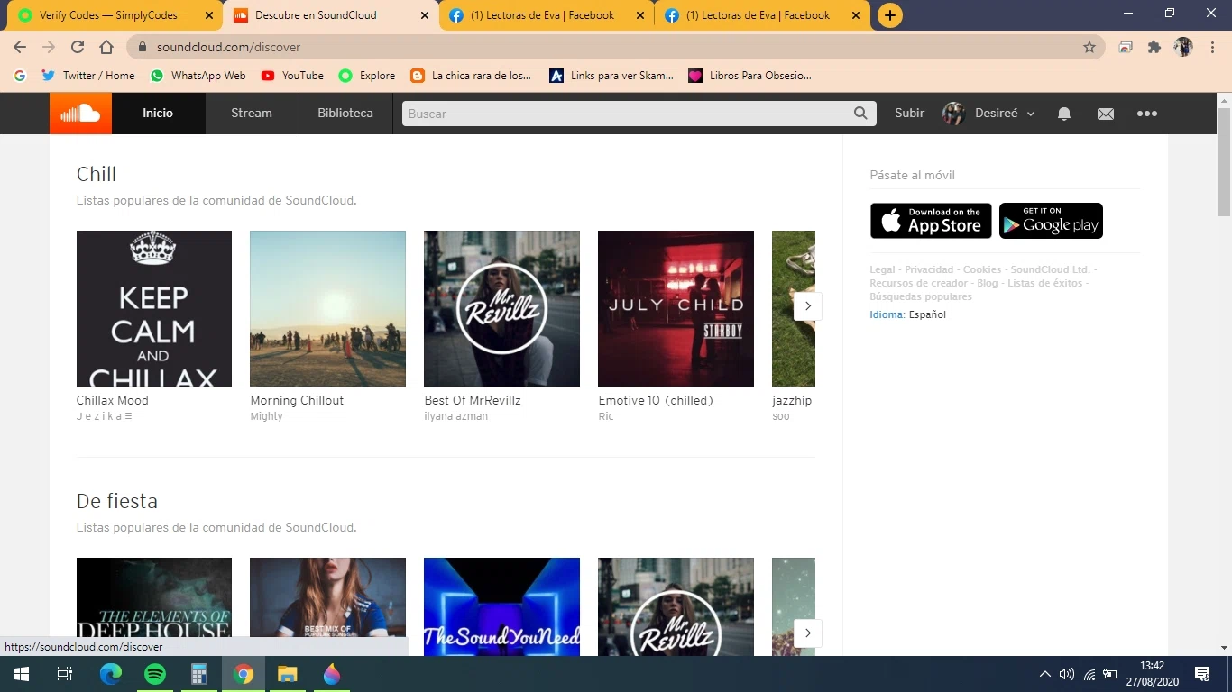 SoundCloud checkout page showing SoundCloud promo code box | Screenshot taken by SimplyCodes community member on Aug 27, 2020