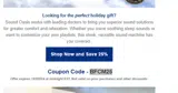 BFCM25 coupon verification screenshot
