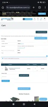 Ami440 coupon verification screenshot