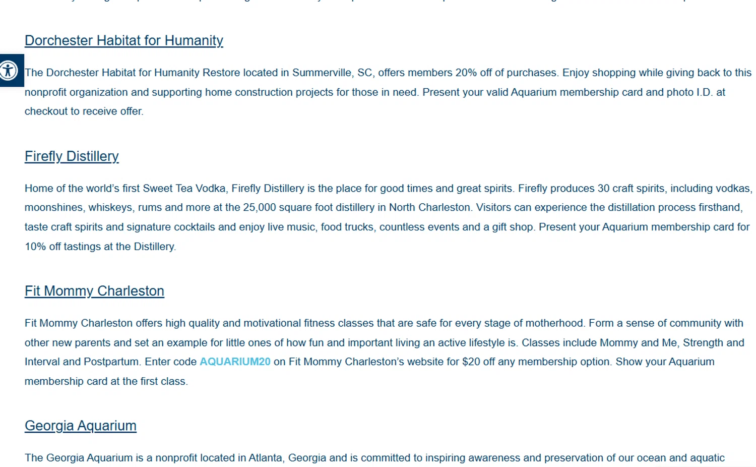 South Carolina Aquarium discount code screenshot showing code AQUARIUM20 applied at South Carolina Aquarium checkout page. Uploaded by SimplyCodes community member Dejadepicharme on Aug 27, 2025