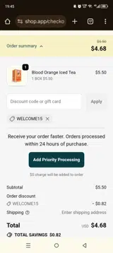 Southern Breeze Sweet Tea coupon verification screenshot