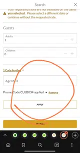 CLUB034 coupon verification screenshot
