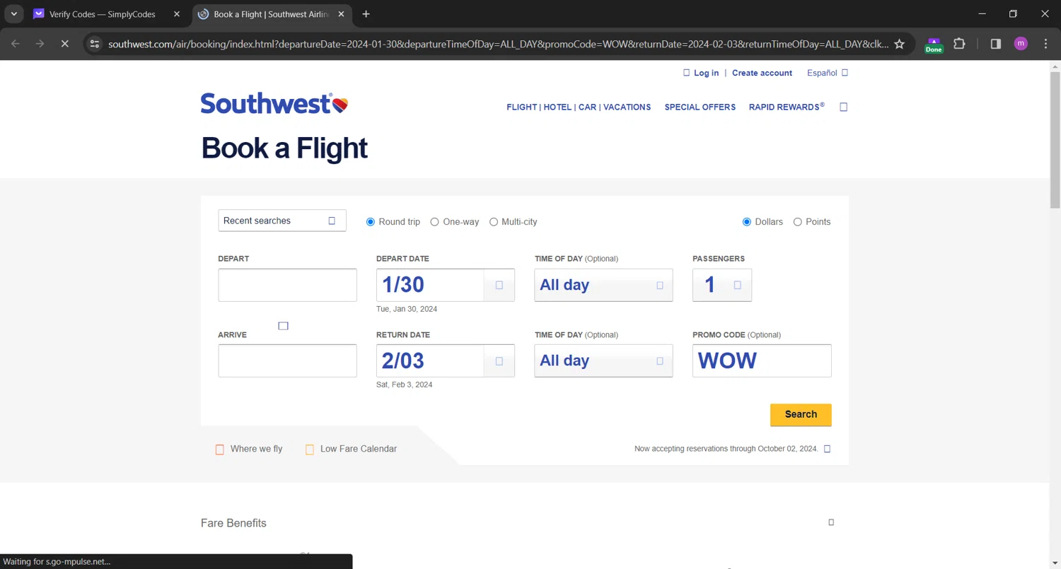 Southwest Airlines Promo Codes 30 Off January 2024