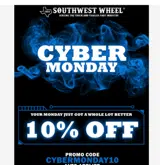 Southwest Wheel coupon verification screenshot