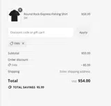 FAN coupon verification screenshot