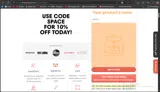 SPACEVIP10 coupon verification screenshot