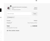 SAVE100 coupon verification screenshot