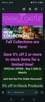 PREORDERDISCOUNT5 coupon verification screenshot