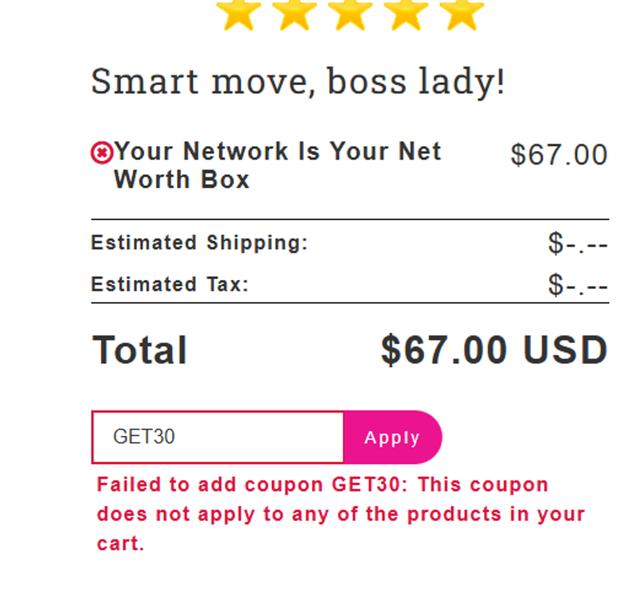 Sparkle Hustle Grow checkout page showing Sparkle Hustle Grow coupon code box | Screenshot taken by SimplyCodes community member on Jun 26, 2025