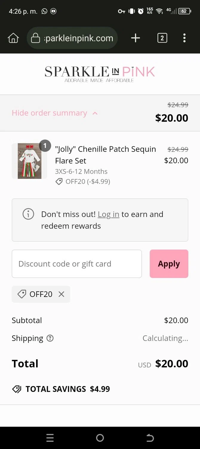 how to use Sparkle In Pink coupons
