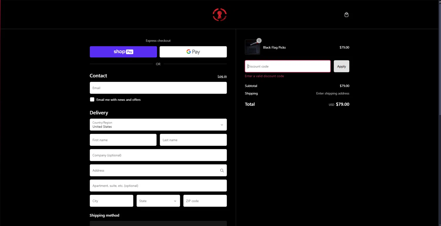 Sparrows Lock Picks discount code screenshot showing code SparrowsBFDeal applied at Sparrows Lock Picks checkout page. Uploaded by SimplyCodes community member CashOwl3827 on Feb 15, 2025