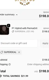 Spartus coupon verification screenshot