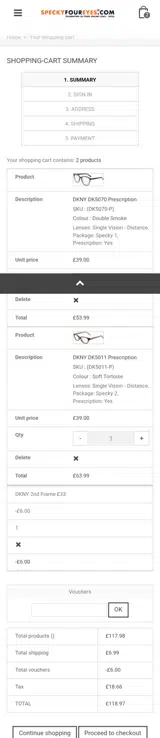 DKNYx2 coupon verification screenshot