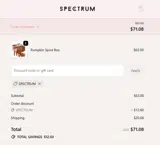 spectrum coupon verification screenshot