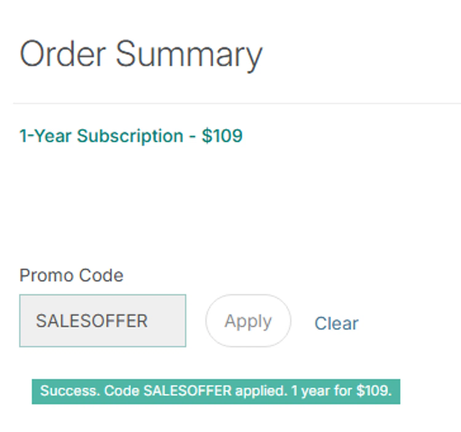 Speech Pathology promo code screenshot showing code SALESOFFER applied at Speech Pathology checkout page. Uploaded by SimplyCodes community member pinkman on Mar 30, 2025