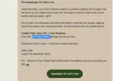 CATCHCLEAN15 coupon verification screenshot
