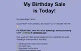 LisaBDay coupon verification screenshot