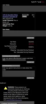 TEN coupon verification screenshot