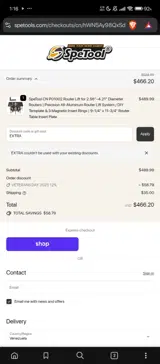EXTRA coupon verification screenshot