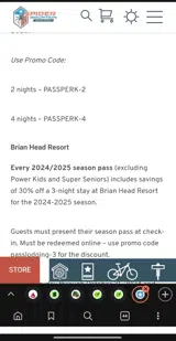 Spider Mountain coupon verification screenshot