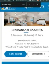 SPI Rentals coupon verification screenshot