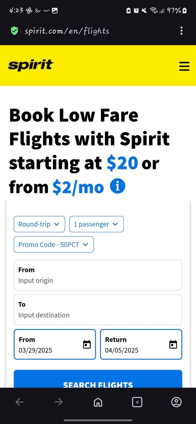 Spirit Airlines Promo Codes (1 Verified) - 20% Off Jun 2025