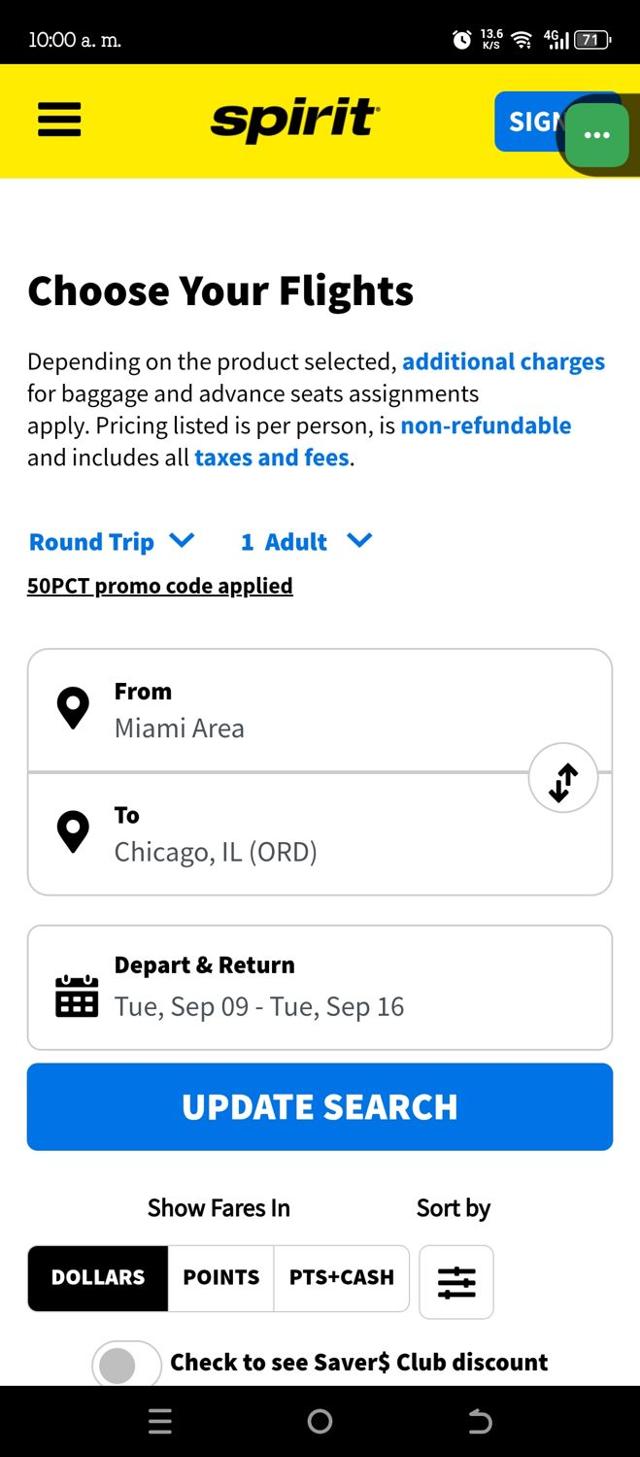 Spirit Airlines Promo Codes (2 Verified) - 10% Off Oct 2025