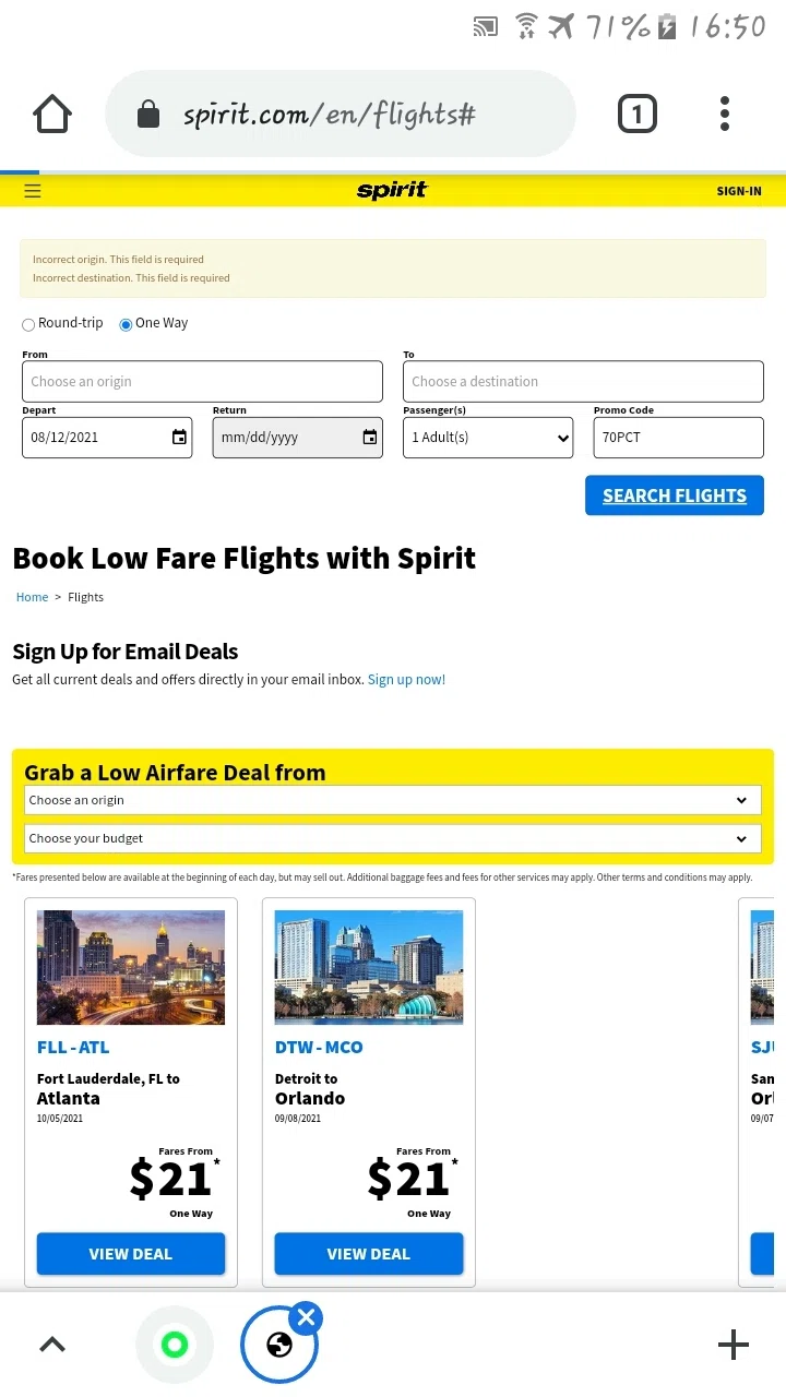70 Off Spirit Airlines Promo Codes Aug 2021 SimplyCodes