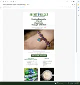 Healing20 coupon verification screenshot