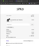 WELCOME20 coupon verification screenshot