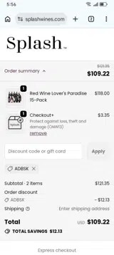 ADBSK coupon verification screenshot