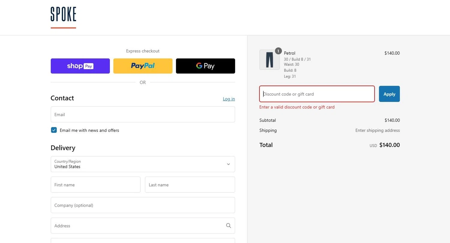 Spoke discount code screenshot showing code OVALOFFER applied at Spoke checkout page. Uploaded by SimplyCodes community member PennyScholar167 on Feb 20, 2025
