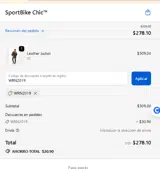 WRN2019 coupon verification screenshot