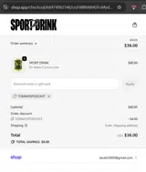 TOMMYSPODCAST coupon verification screenshot
