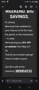 Sportful coupon verification screenshot