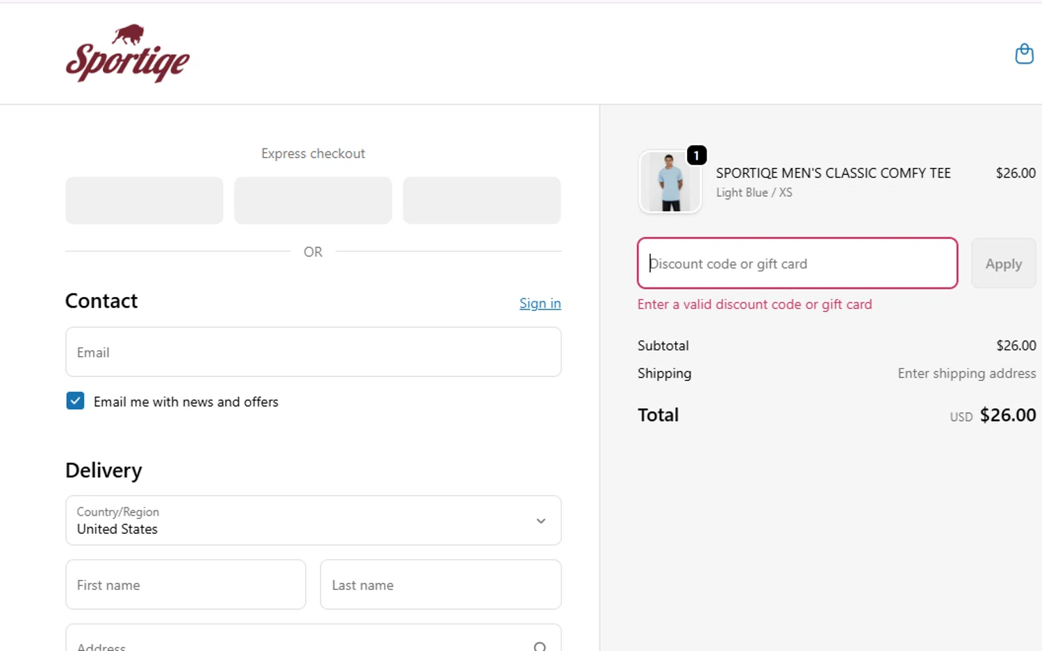 Sportiqe coupon code screenshot showing code NEW17 applied at Sportiqe checkout page. Uploaded by SimplyCodes community member mora_2301 on Nov 12, 2025