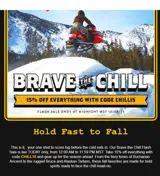 CHILL15 coupon verification screenshot